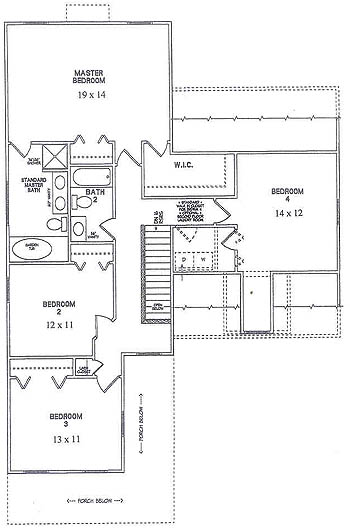 second floor plan